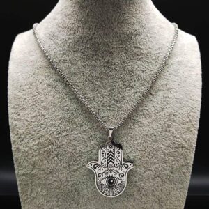 Hand of Hamsa Silver Neckless