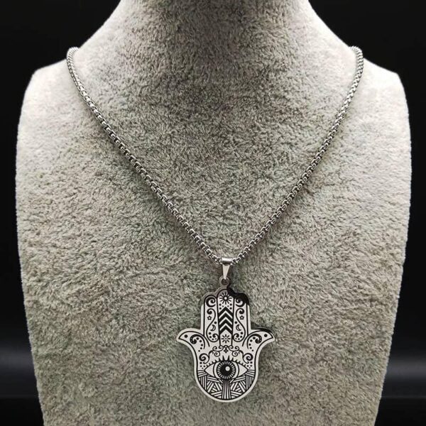 Hand of Hamsa Silver Neckless
