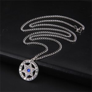 Silver Star of David Handcrafted Neckless