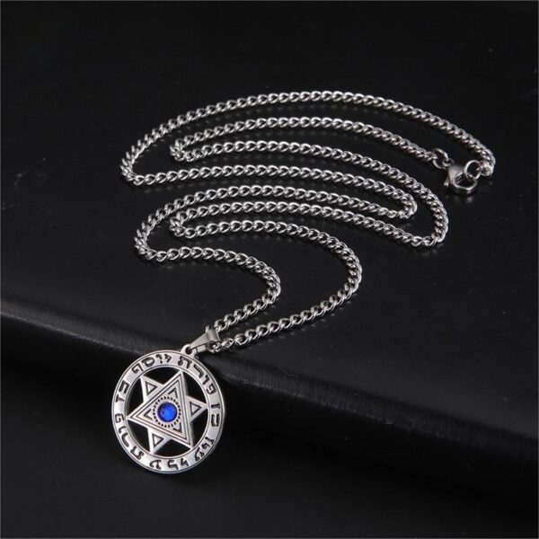 Silver Star of David Handcrafted Neckless