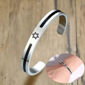 Star of David Silver Bracelets
