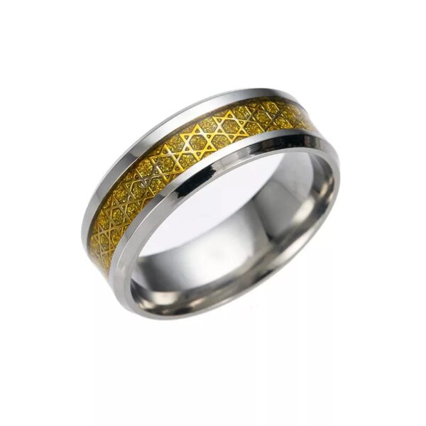 Star of David Gold Plated Ring