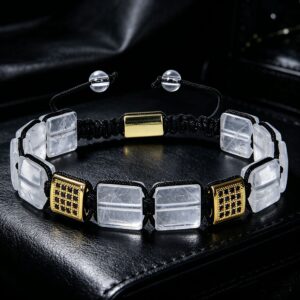 Unique Adjustable Bracelet (White)
