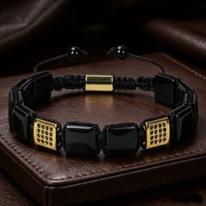 Unique Adjustable Bracelet (Black)