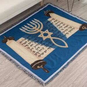 Premium Quality Prayer Mat (Menorah Lamp Stand)