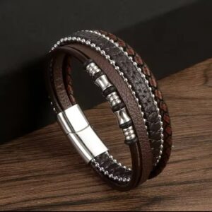 Classic Leather Bracelets(Brown)