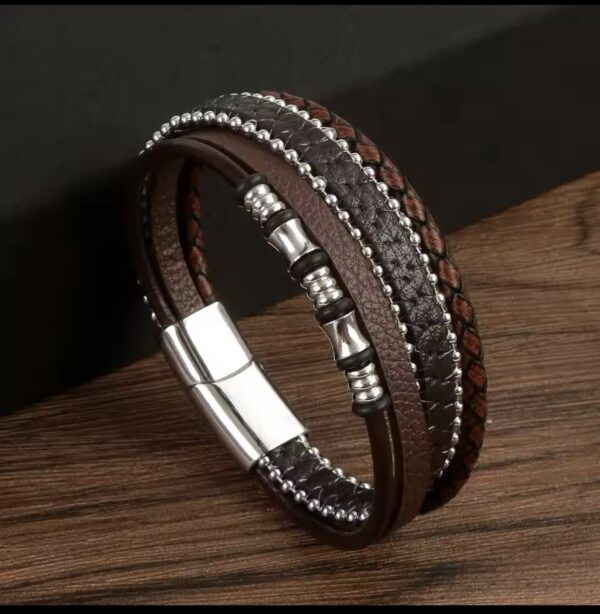 Classic Leather Bracelets(Brown)