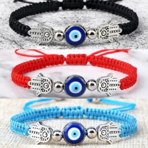 Blue Eye Braided Bracelets (3in1)