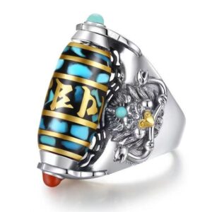 Sky Pearl Rotating Ring(Fingers fit)